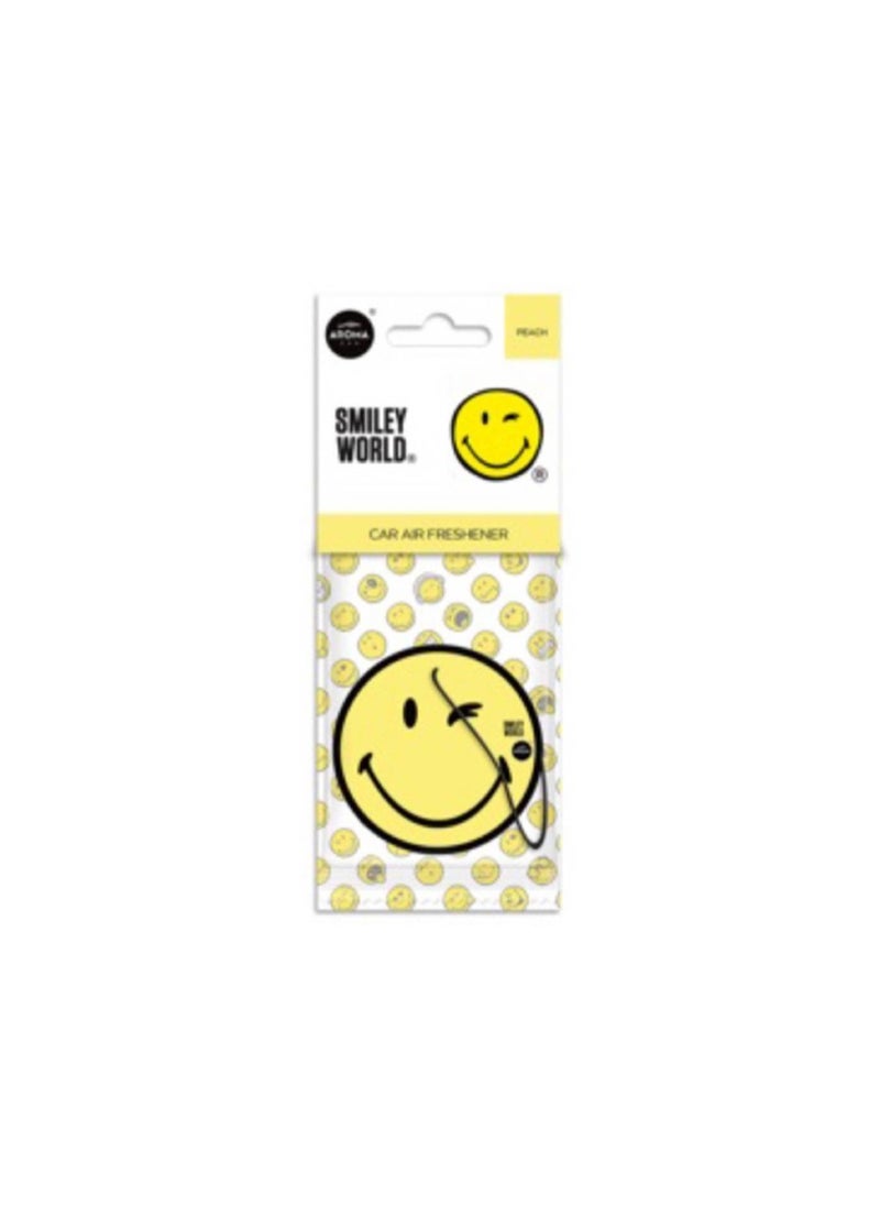 Aroma Car _ Smiley Peach Hanging Card Car Air Freshener - pzsku/Z3EBB0D7E5F32DA381589Z/45/_/1725362086/c85569ce-7b78-482c-90d1-46bd94a0cfad