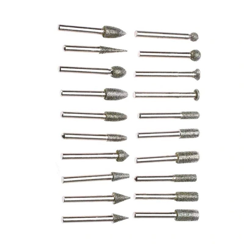 DIY Crafts Diy Crafts 11247 9305 Diamond Grinding Burr Drill Bit Set Multicolor 30 Piece  - Image 2