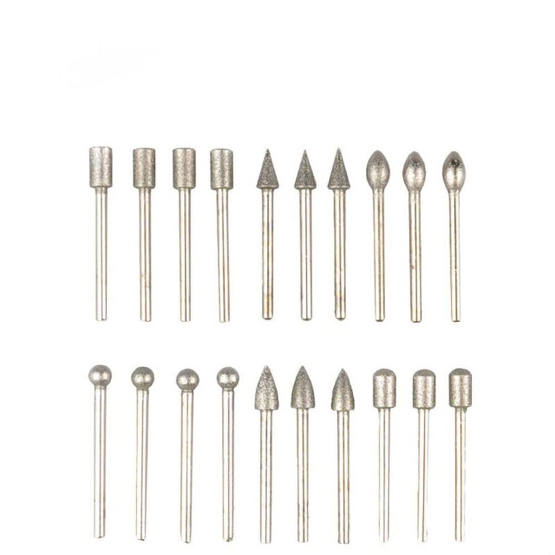 DIY Crafts Diy Crafts 11247 9305 Diamond Grinding Burr Drill Bit Set Multicolor 30 Piece  - Image 3