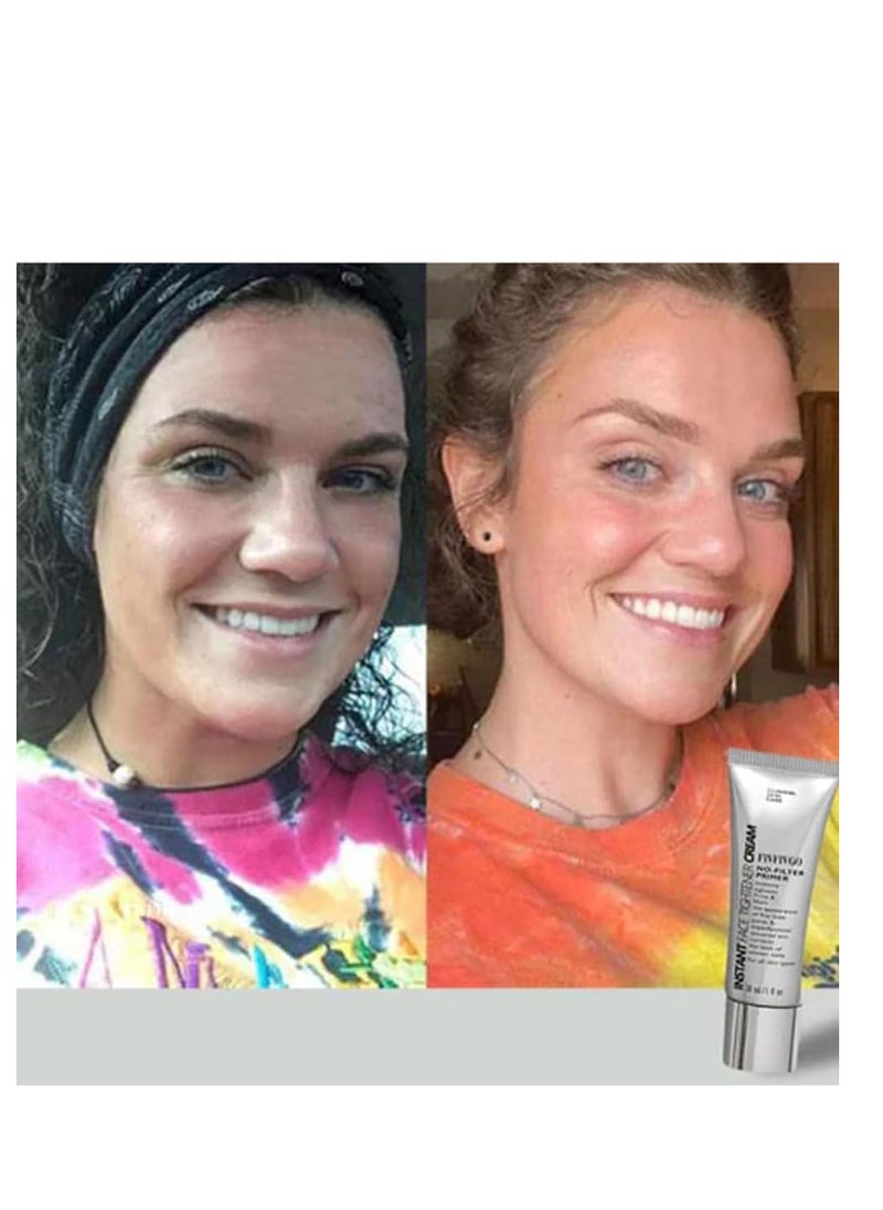 Face Tightener No-Filter Primer,Instant Face Tightener No-Filter Primer,Skin Tightener Primer Face Makeup,Temporary Face Tightener,Face Blurring Primer For Face Before Makeup, 1 Fl. Oz.Prime