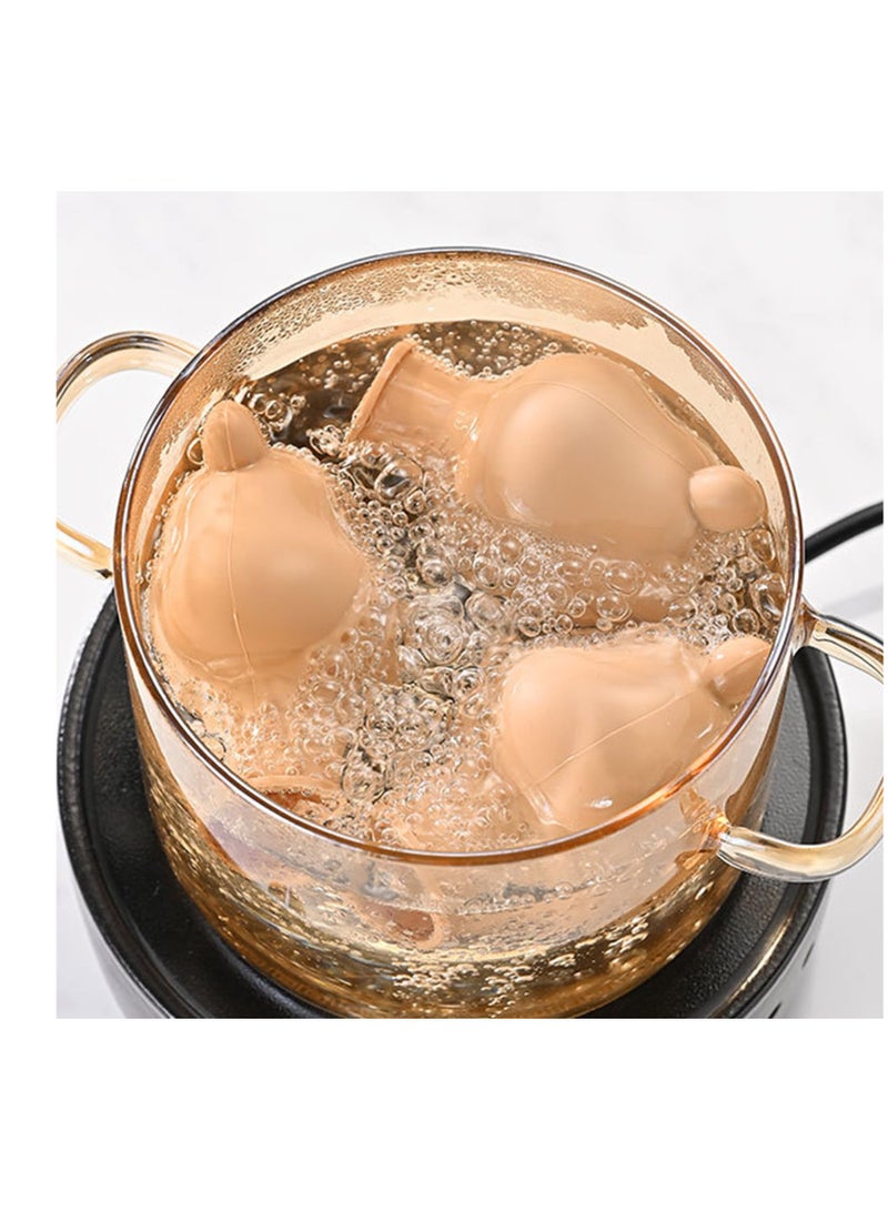 Excefore Travel Size Toiletries, 3 Pack 80ml Cute Bear Silicone Travel Bottles,  Leak Proof Travel Size Containers, Refillable Travel Toiletry Bottles, Travel Size Bottles for Shampoo and Lotion - Image 4