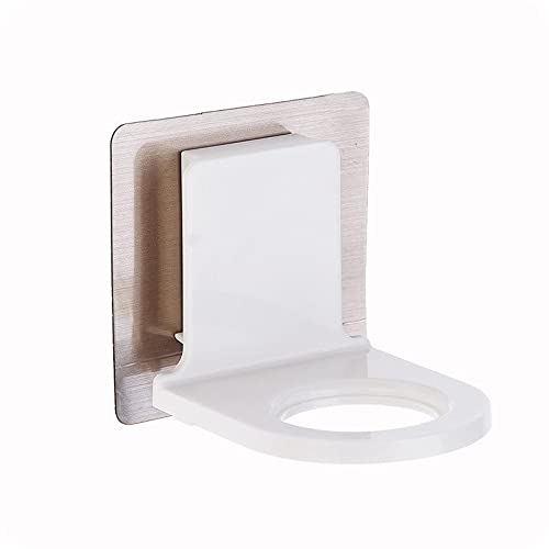 SAJANI Sajani Plastic Bottle Storage Holder Shower Gel Bottle Rack Hook Hand soap Bottle Shelf Bathroom KitchenWall Hanging Self Adhesive Hook Holder Sticker Pack of 2 - Image 3