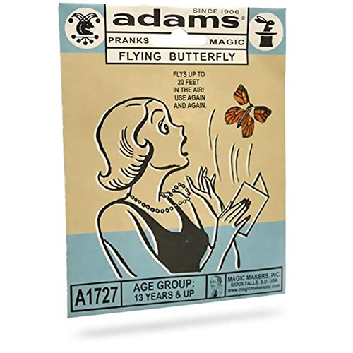 MAGIC MAKERS Adams Pranks and Magic Flying Butterfly Card Prank Complete With Greeting Card Ready To Load - Image 5