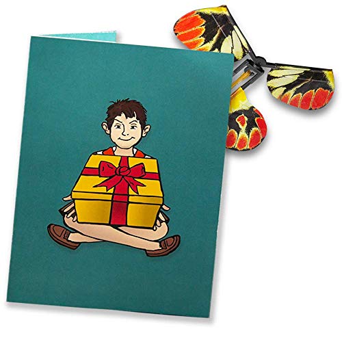 MAGIC MAKERS Adams Pranks and Magic Flying Butterfly Card Prank Complete With Greeting Card Ready To Load - Image 3