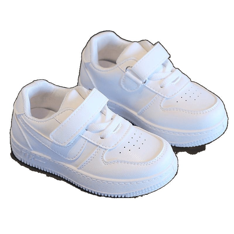 School-Designated Kidsren'S Breathable White Shoes 2025 Korean Style Versatile Casual Solid-Soled Shoes For Boys And Girls - Image 5