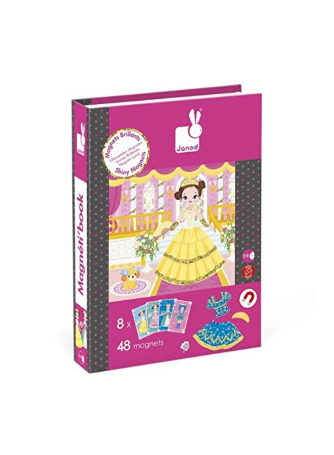 لعبة مغناطيسية لتلبيس  الأميرات من Janod 🎀   خلي طفلتك تعيش في عالم الأميرات الساحر وتختار الأزياء المفضلة لها بكل حرية! تنمي مهارات التنسيق، الخيال، وحب الأناقة - مناسبة لعمر 3 سنوات فأكثر -مثالية كهدية أنيقة وتعليمية في نفس الوقت - Image 4