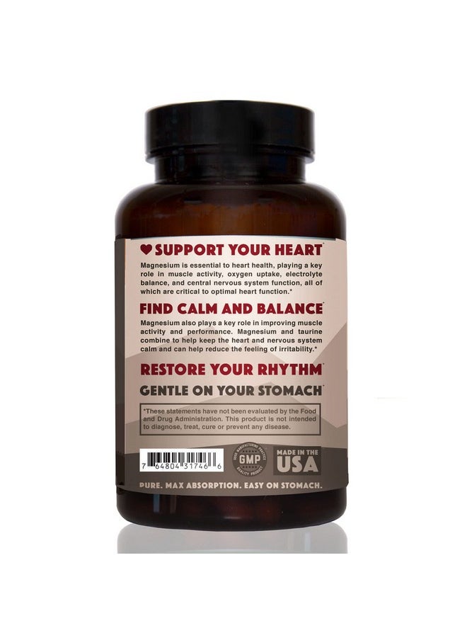 Natural Rhythm Magnesium Taurate High Absorption Taurate 750Mg (150Mg Of Elemental Magnesium) 120 Capsules  - Image 3