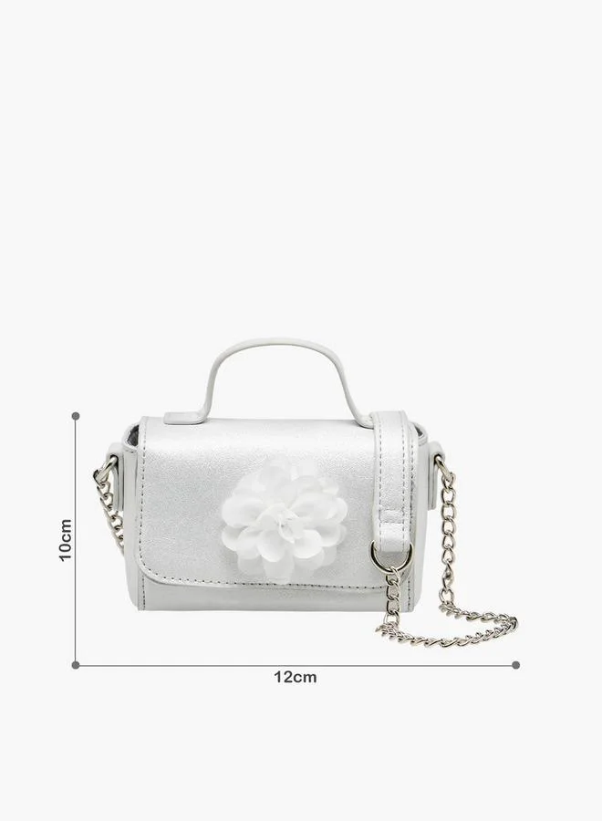 فلورا بيلا من شو إكسبرس حقيبة فلورا بيلا كروس بودي بزخارف زهور وحزام سلسلة مجموعة رمضان