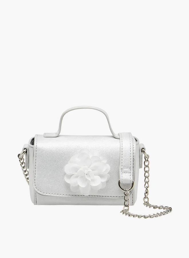 فلورا بيلا من شو إكسبرس حقيبة فلورا بيلا كروس بودي بزخارف زهور وحزام سلسلة مجموعة رمضان