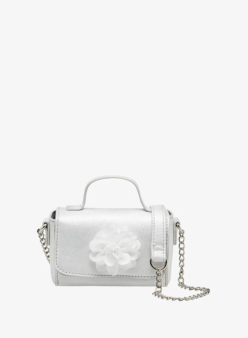 Flora Bella By Shoexpress Flora Bella Floral Accent Crossbody Bag with Chain Strap Ramadan Collection