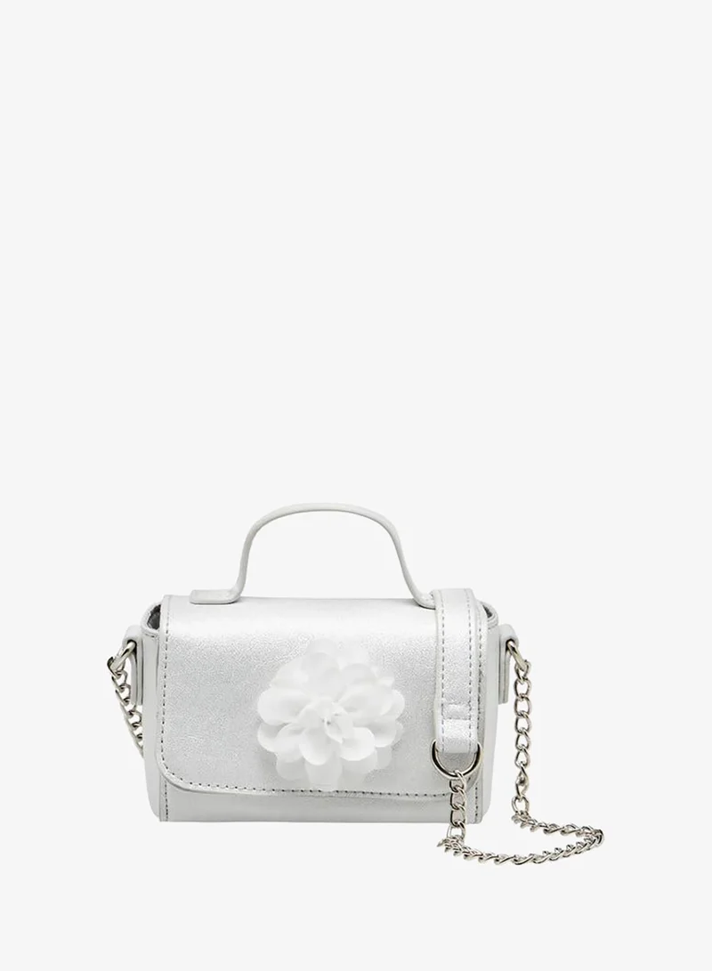 Flora Bella By Shoexpress Flora Bella Floral Accent Crossbody Bag with Chain Strap Ramadan Collection