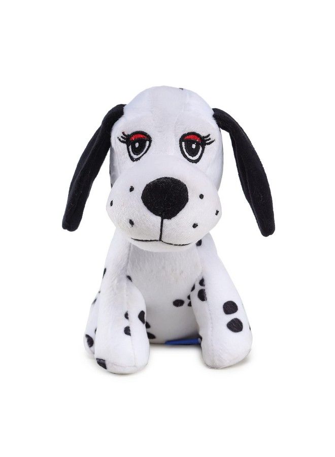 Webby Soft Animal Plush Dalmatian Dog Toy 20cm, White - Image 2