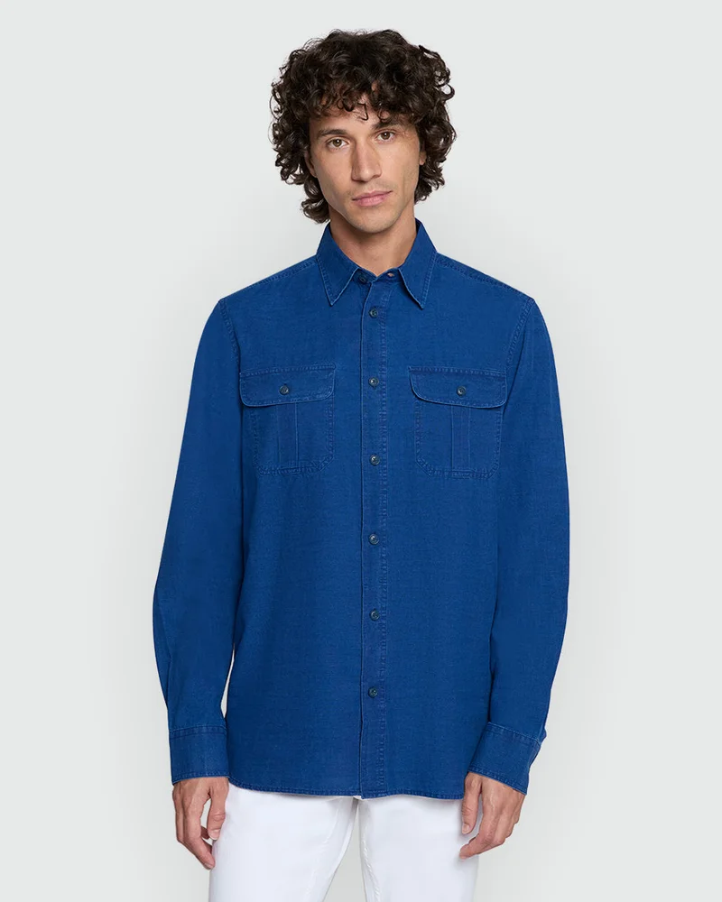 او في اس Blue