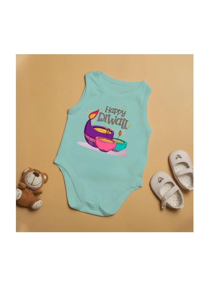PRINTSHOP4ME Diwali Baby Romper For Celebration–Soft Cotton Sleeveless Bodysuits For Newborns,Infants And Toddlers–Unisex Baby Onesies For Boys And Girls - Image 3