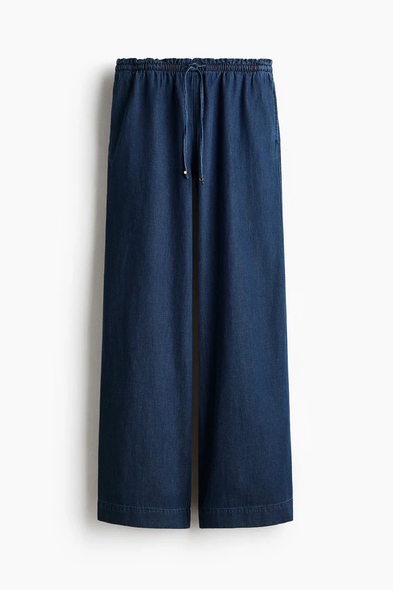 H&M Tie-belt paper bag trousers