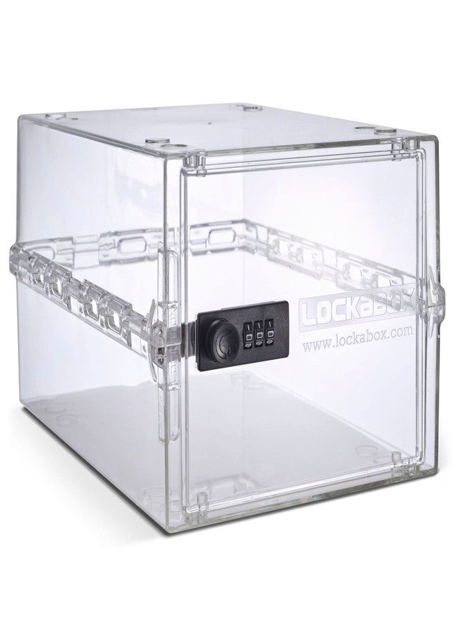 Lockabox One™ | Compact and Hygienic Lockable Box for Food, Medicines and Home Safety (Crystal) - Image 1