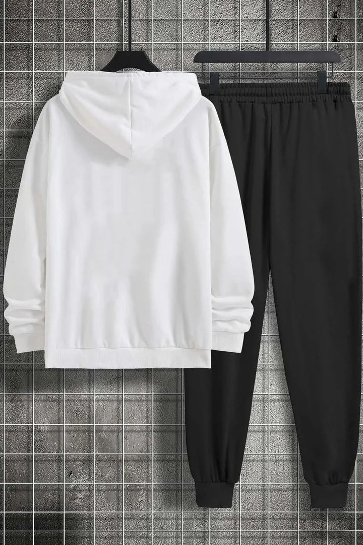 ONLYTRENDWEAR Unisex Tracksuit Set S.m. White