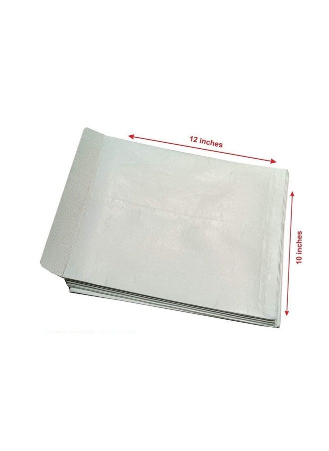 Generic NSSP™ A4 Size 12x10 Inch Cloth Line Courier Cover Set Of 50pcs,Courier Envelopes,Courier Cover Green,Green Envelopes For Office Letter Document (Pack Of 50)  - Image 3