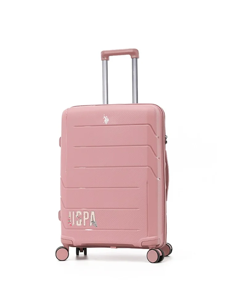 يو اس بولو اسن U.S. Polo Assn. 3-Piece Hardshell Luggage Set | 20" 24" 28" Spinner Suitcases with TSA Lock - Complete Travel Systemr