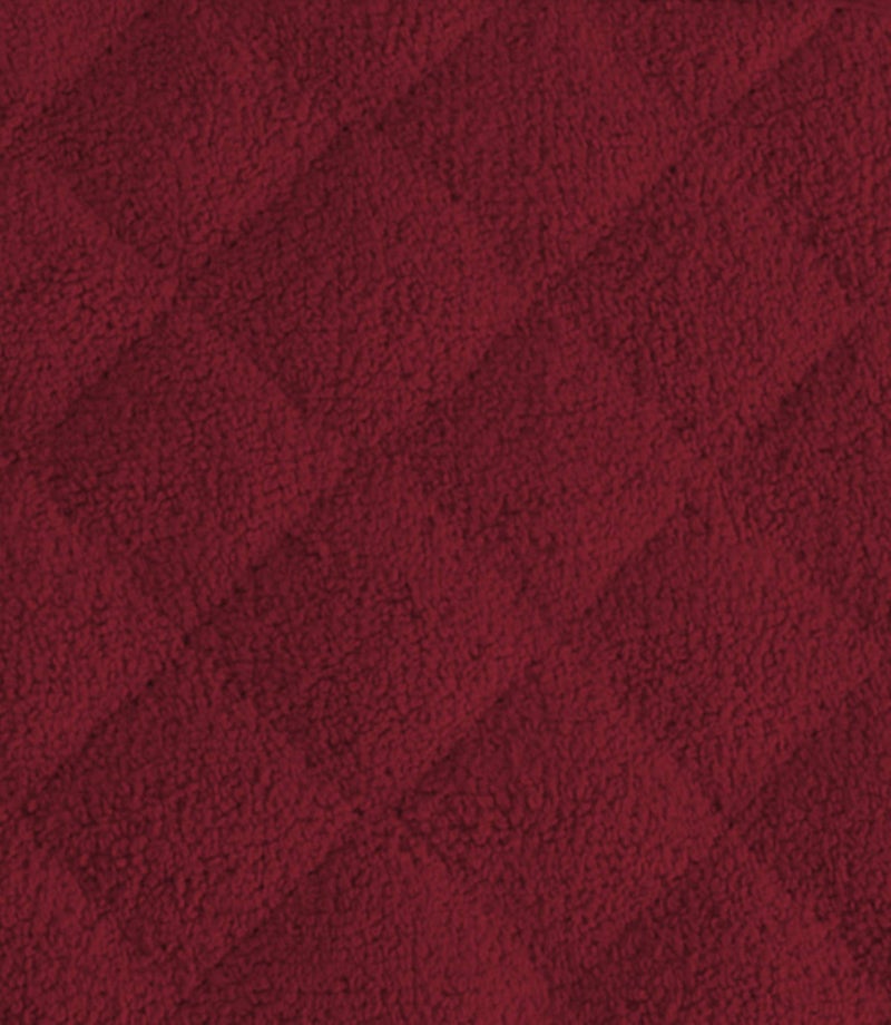 DII Basic Terry Collection Quilted 100% Cotton, Potholder, Wine, 3 Piece - Image 4