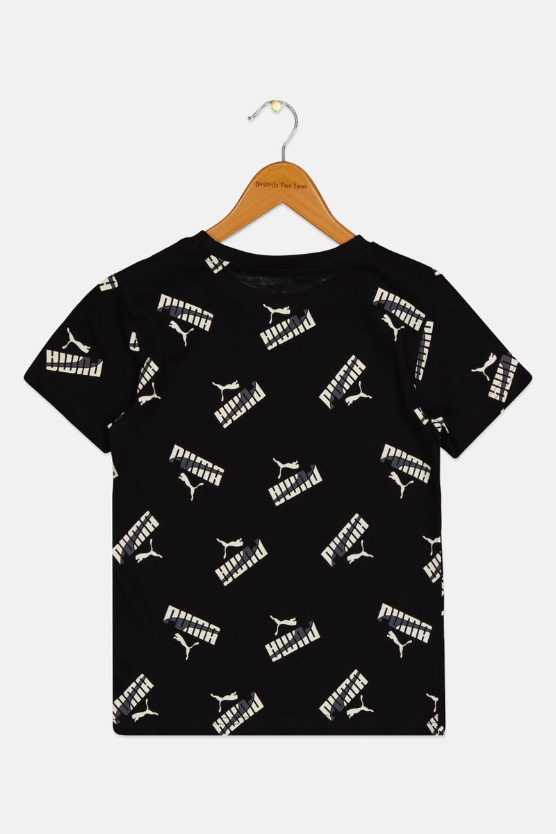 PUMA Kids Boy Sportswear Fit Short Sleeve Outdoor T-Shirt, Multicolor - Image 2