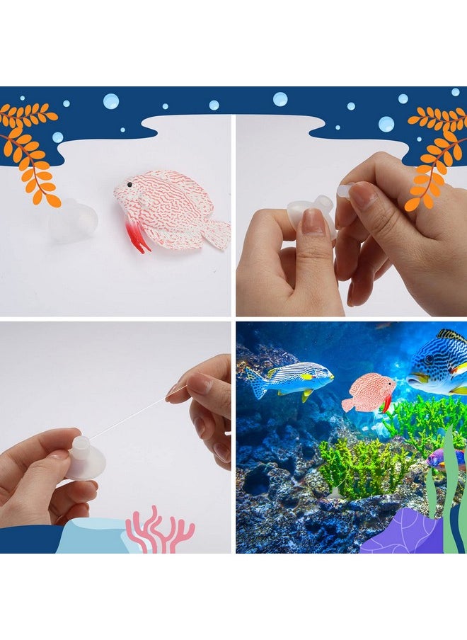 GOOTRADES 3 Pcs/Set Artificial Fish Glowing Effect Aquarium Decor Floating Ornament  - Image 3