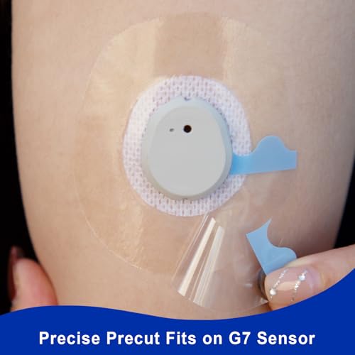 HONYOU 50Pack G7 Adhesive Patches Waterproof Stelo Overpatch Transparent G7 Over Patches CGM Sensor Protection Tape 15 Days Long Stay LatexFree Breathable Hypoallergenic Sweatproof - Image 5
