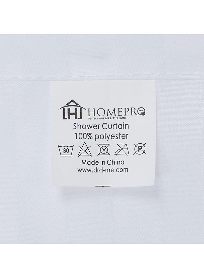 Home Pro ستارة دش بوليستر هوم برو بحجم 180x180 سم بيضاء - Image 4