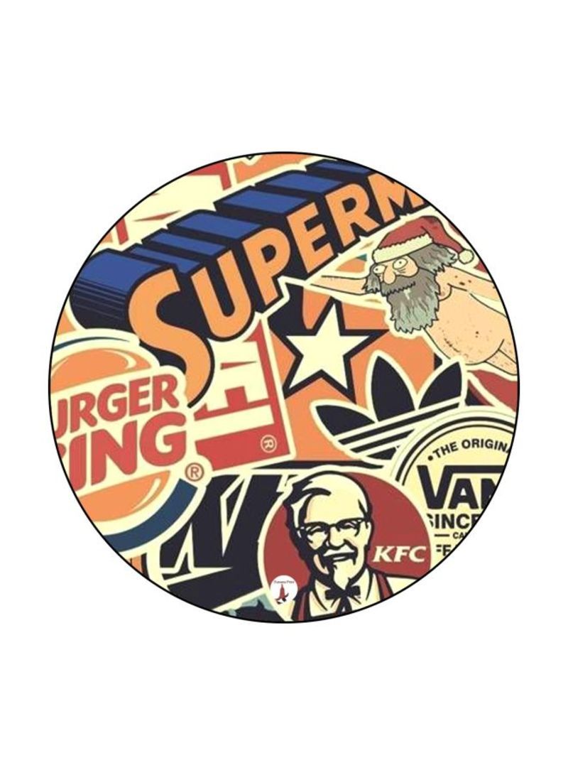 RKN Logos Printed Fridge Magnet Multicolour - Image 2