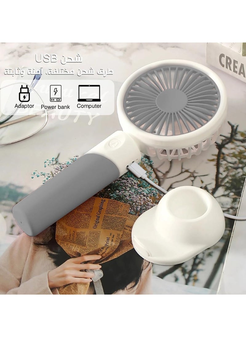 ماركة غير محددة - مروحة يد صغيرة محمولة بمنفذ USB 3 اوضاع سرعات - Image 1
