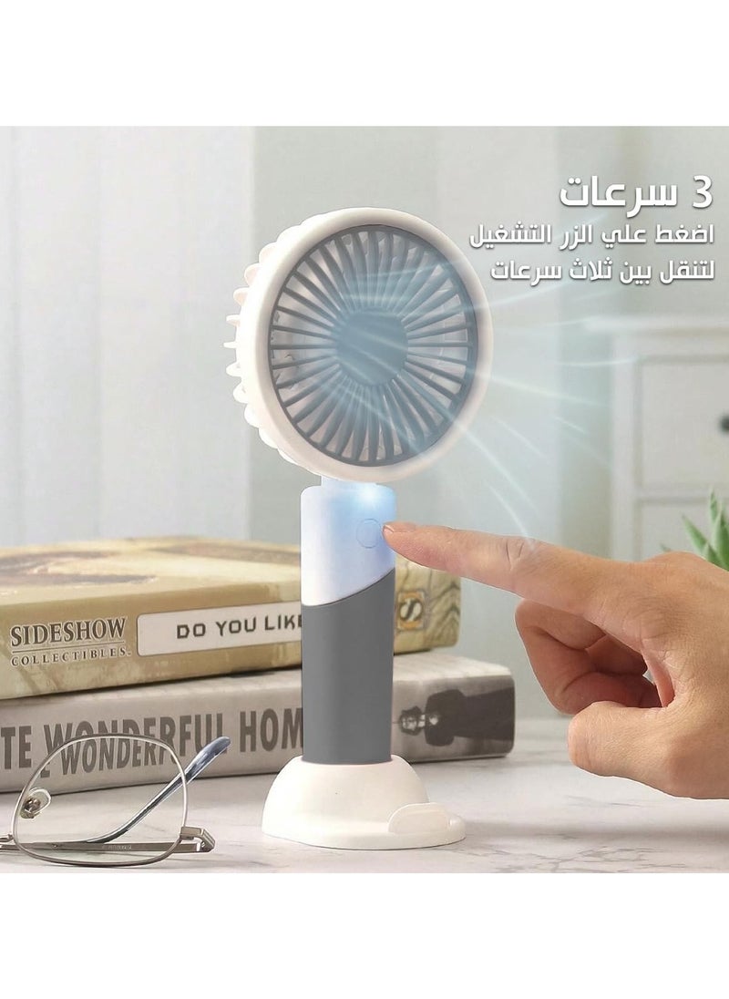 ماركة غير محددة - مروحة يد صغيرة محمولة بمنفذ USB 3 اوضاع سرعات - Image 1
