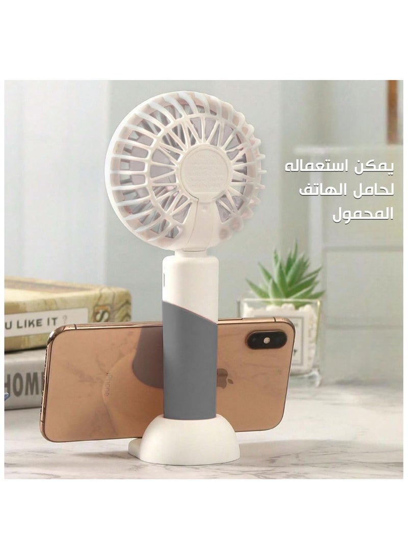 ماركة غير محددة - مروحة يد صغيرة محمولة بمنفذ USB 3 اوضاع سرعات - Image 1