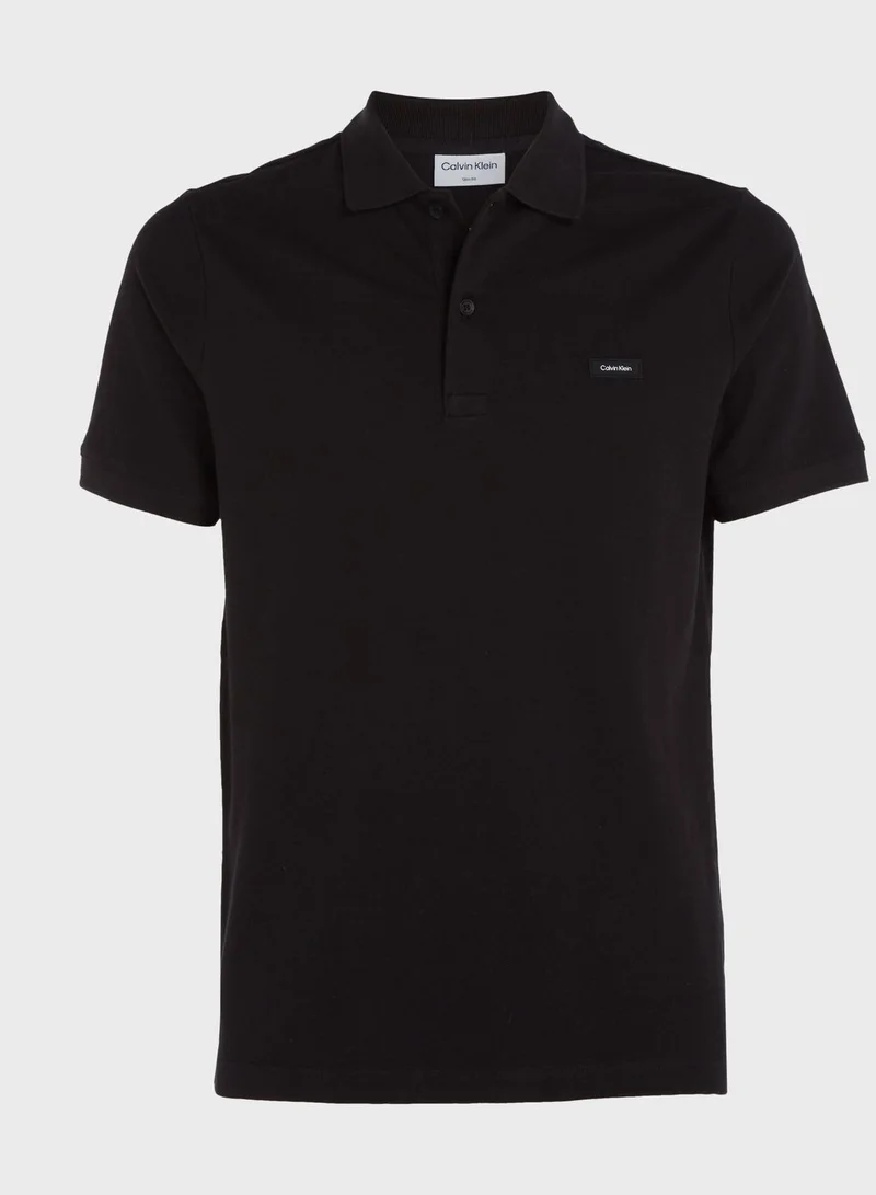 CALVIN KLEIN Logo Polo