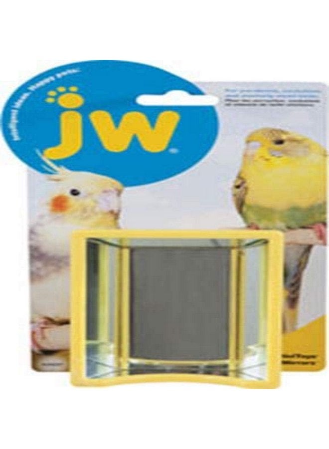 JW Hall Of Mirrors Bird Toy,3.25'' length x 4.25'' width x 1.25'' depth - Image 2