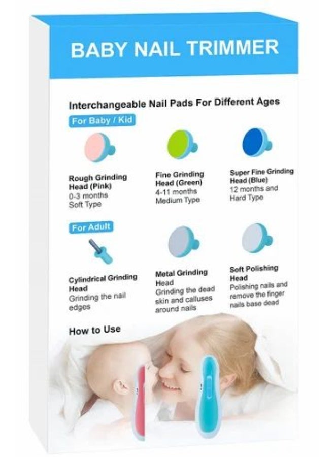 Find Back Electric Nail trimmer for Kids and Adults (Requires 2 x AA Batteries Not Included) - blue - Image 4