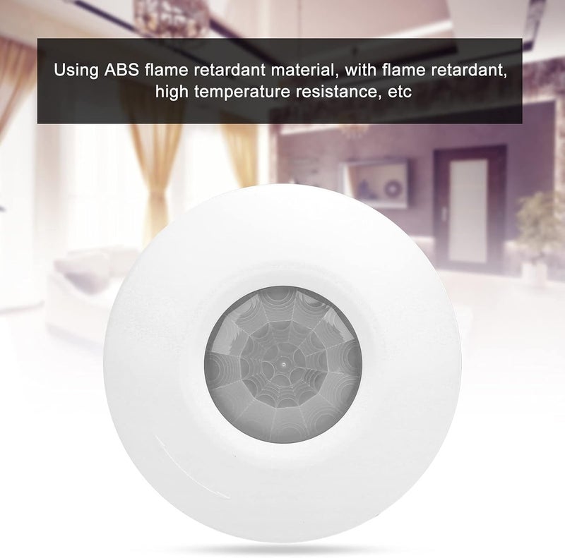 klarako Motion Sensor 12V 360 Degree PIR Ceiling Detector for Home Shops Villas Hotel Security System - Image 4