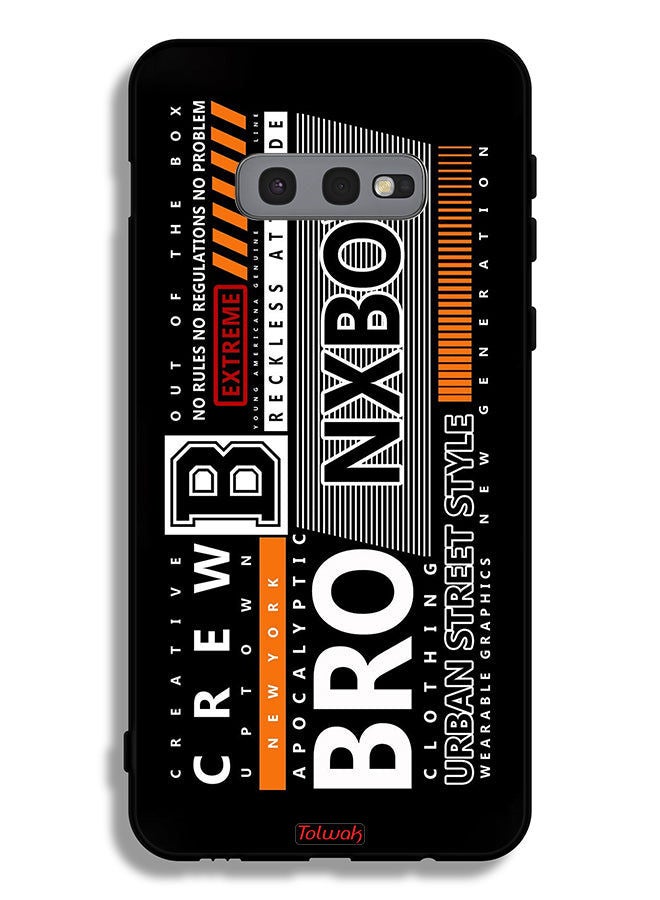 Tolwak Samsung Galaxy S10e Protective Case Cover Urban Street Style - Image 2