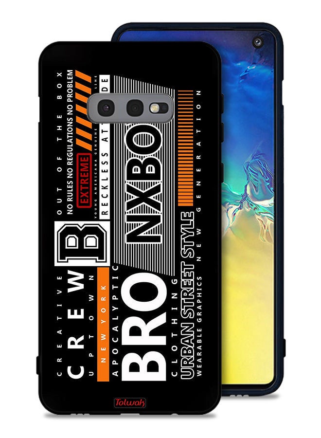 Tolwak Samsung Galaxy S10e Protective Case Cover Urban Street Style - Image 1
