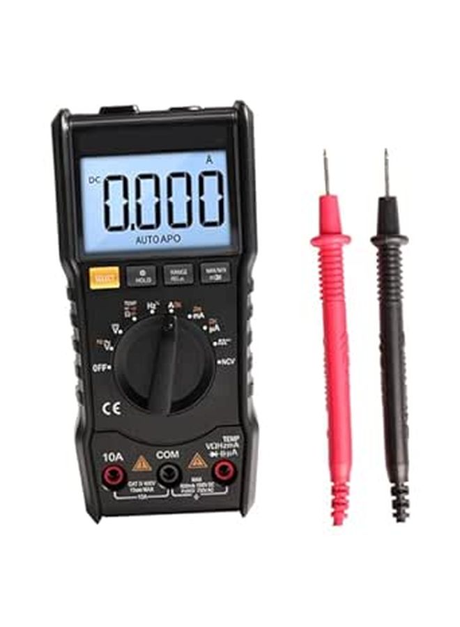 Auto Ranging Digital Multimeter with Temperature Measurement Portable Electrical Tester - Image 1