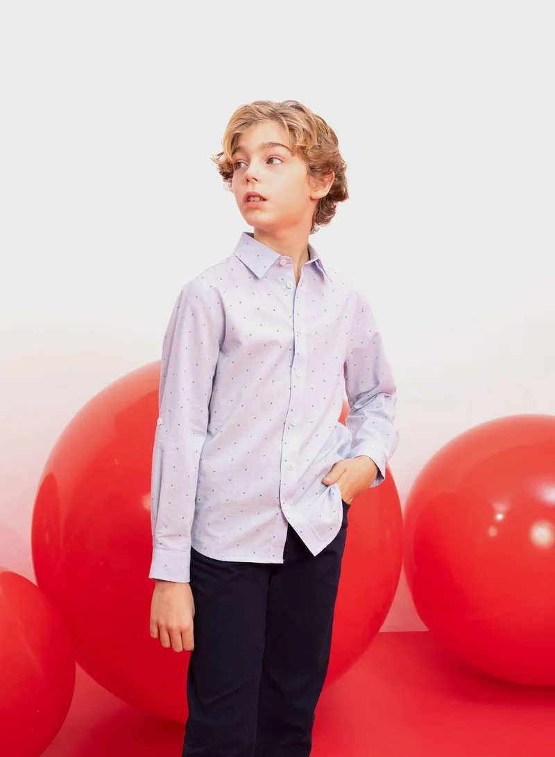 DeFacto  Regular Fit Long Sleeve Shirt  | Best Price UAE