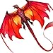 SGftre Complete Kite with Handle Line AccessoriesEasy to Fly for Kids Adults Perfect for Beach Park Family Outdoor Activities Speed Dragon Red 1 - Image 3