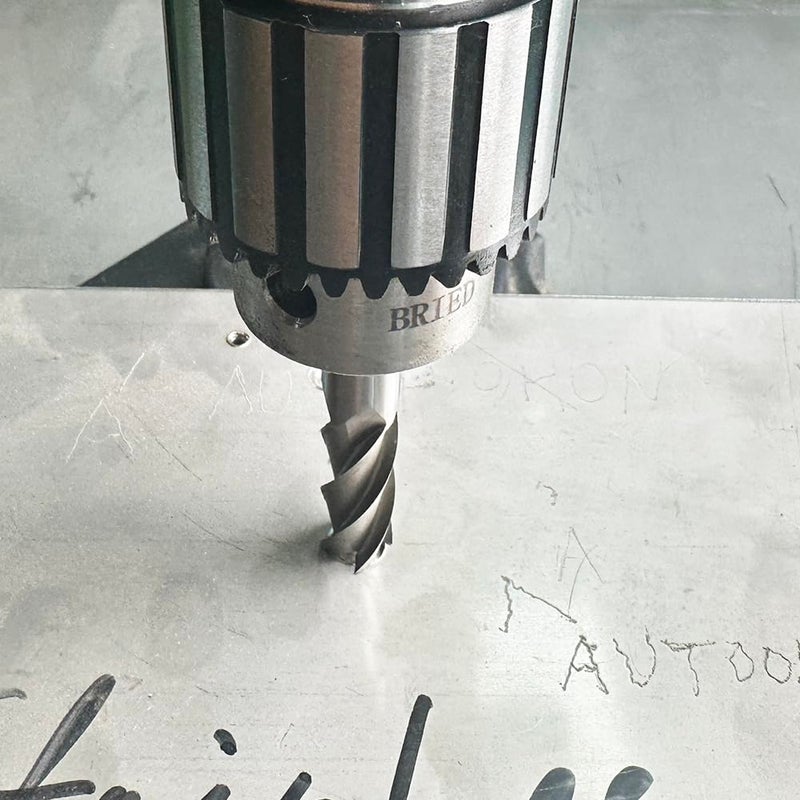 AUTOTOOLHOME أوتوتول هوم 1/8" 3/16" 1/4" 5/16" 3/8" 1/2" قاطع مطحنة نهاية من الفولاذ عالي السرعة HSS 4 شفرات مجموعة من 8 - Image 4