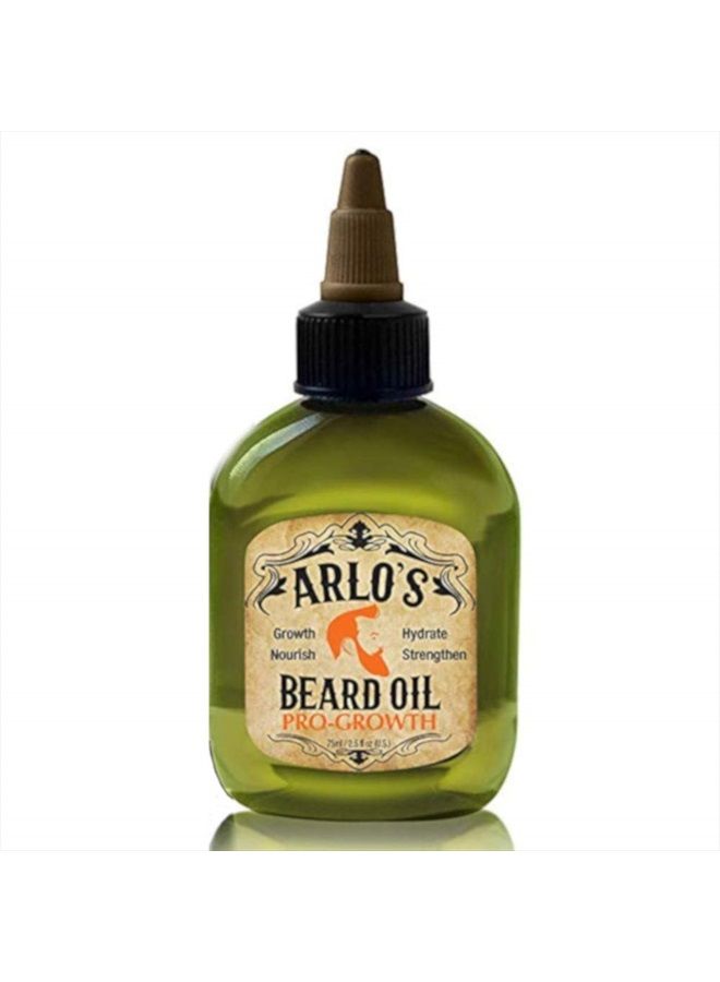 Arlo's 99% Natural Original Beard Oil, Pro-growth Growth Enhancer, 2.5 Fluid Ounce - Image 1