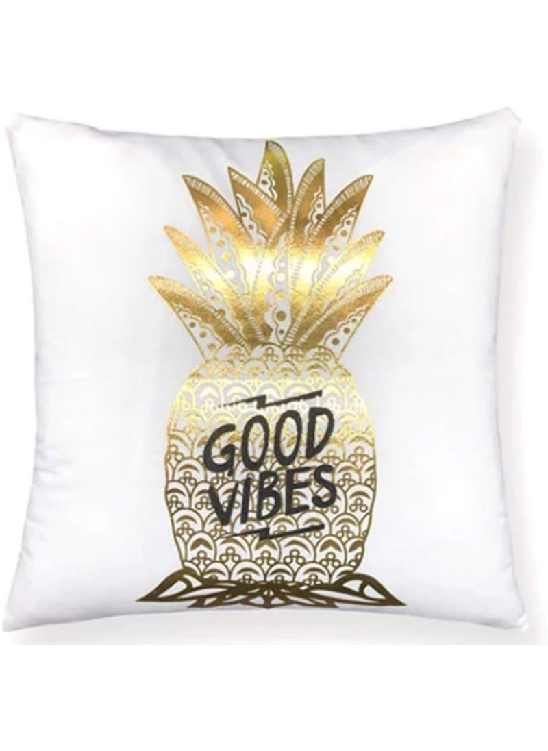 RISHAHOME 4 Pcs Cushion Cover Set 18X18 Inch  Home Decorative Throw Pillow Cases Single Sided Pattern  45X45Cm Square Cushion Case For Sofa Couch  Muticolor  Home Decor Throw Pillow Cover  - Image 3