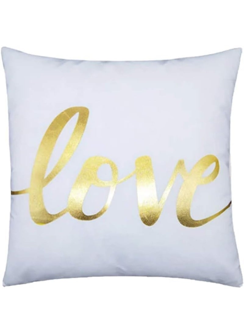 RISHAHOME 4 Pcs Cushion Cover Set 18X18 Inch  Home Decorative Throw Pillow Cases Single Sided Pattern  45X45Cm Square Cushion Case For Sofa Couch  Muticolor  Home Decor Throw Pillow Cover  - Image 2