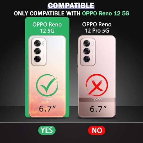Casotec Case Cover for Oppo Reno 12 5G Wooden Herringbone MagSafe Ring Design (Not MagSafe Compatible) | UV Printed Soft TPU Shockproof Back Case for Oppo Reno 12 5G - Image 5