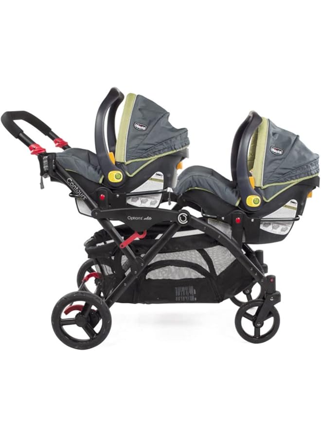 Contours Tandem Chicco Keyfit Car Seat Adapter Black Pack Of 1 - Image 5