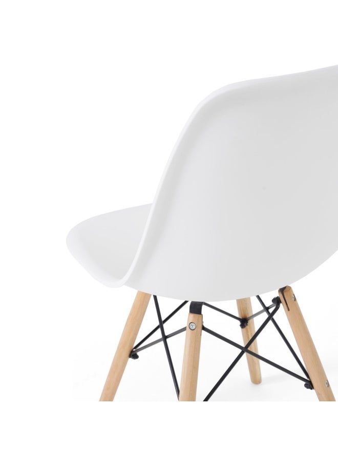 Pan Home - Dorthy 4 - Seaters Dining Set | Rectangle | Wood | Tapered Legs | White - Image 1