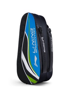 Li-Ning Panther Double Zipper Polyester Badminton Kit Bag | Size : Large | Stash pocket | Ample storage | Unisex - Men, Boys, Girls, Women  - Image 1