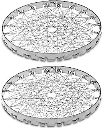Amfs Store Stainless Steel Chota Tandoor Jali for Gas Rasoi Roaster Grill Silver Pack of 2 C T 2 1  - Image 4